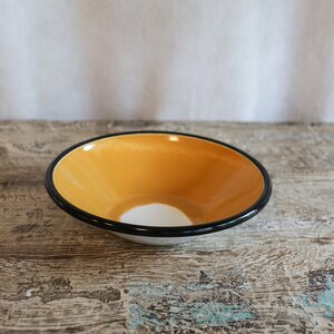 A Little Color Yellow Soup Bowl