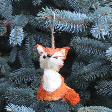 Bristle Fox Hanging Decoration