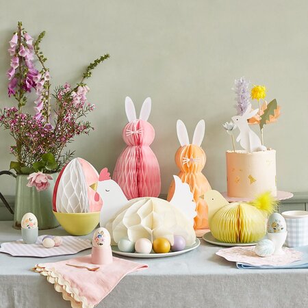 Easter Honeycomb Decoration (6 Decorations)