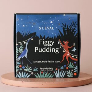 Figgy Pudding St. Eval Scented Christmas Tealights (9 per pack)