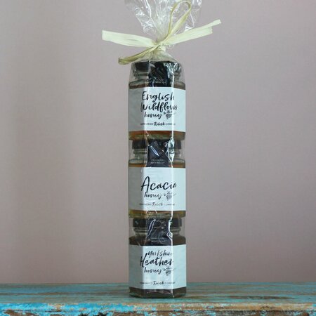 Hawkeshead Relish Honey Gift Wrapped Trio