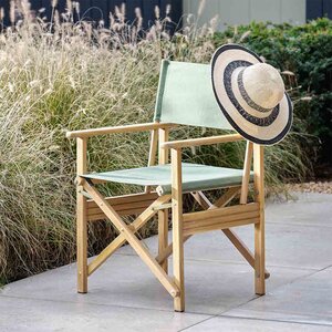 Hayle Directors Chair - Olive Green by Garden Trading