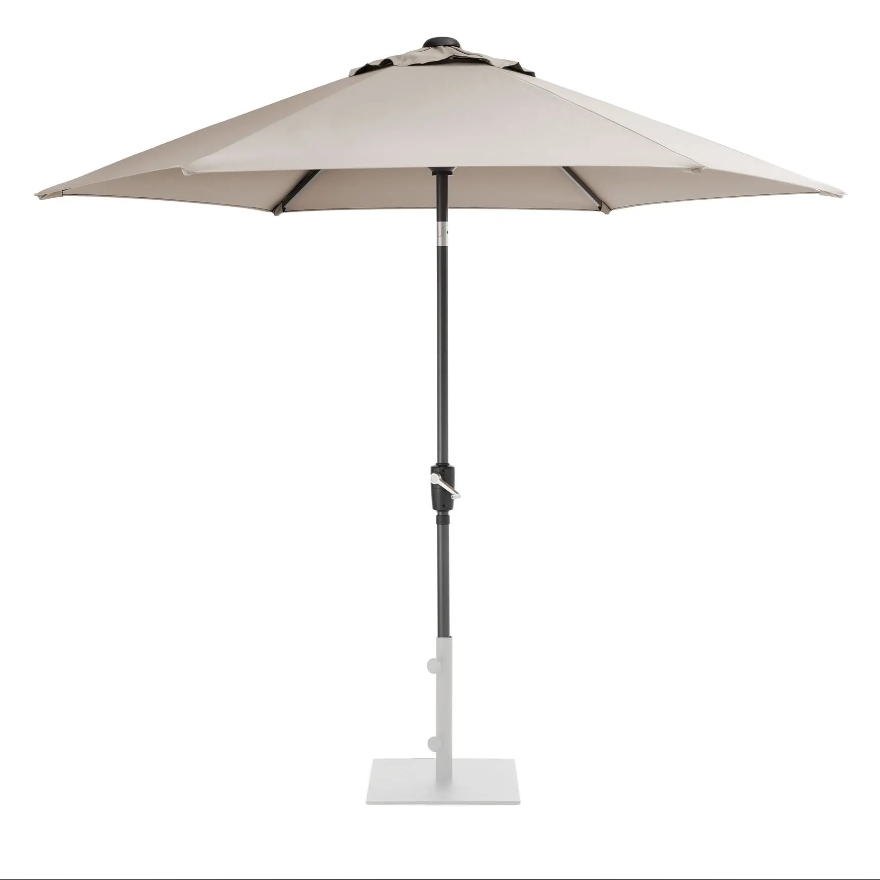 Kettler 2.5m Wind-Up Stone Parasol - Beetham Nurseries