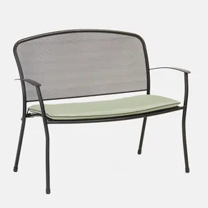 Buy the Caredo Bench with Seat Pad Cushion - Sage