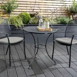 Buy the Kettler Caredo Bistro Set - Slate