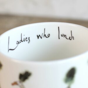 Ladies who Lunch Duck Mug by Anna Wright