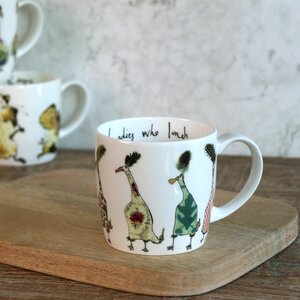 Ladies who Lunch Duck Mug by Anna Wright