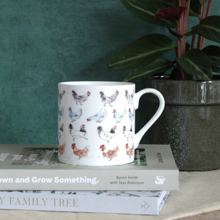 Lay A Little Egg For Me Large Mug by Sophie Allport