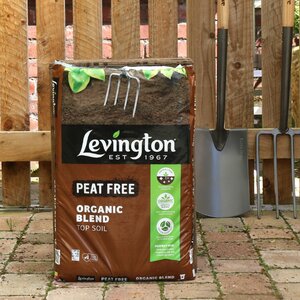 Levington Peat Free Organic Blend Top Soil - 20 Litre