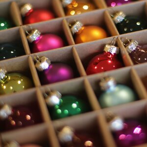 Multicolour Mini Baubles 25pk