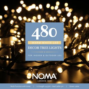 Noma 480 LED Warm White Multi-Function Decor Tree Lights