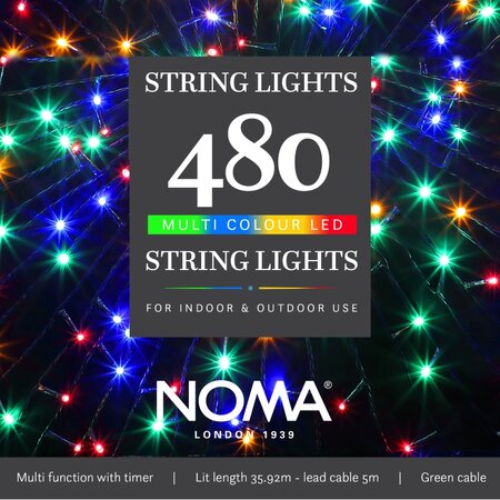 Noma 480 Multi-Colour String Lights