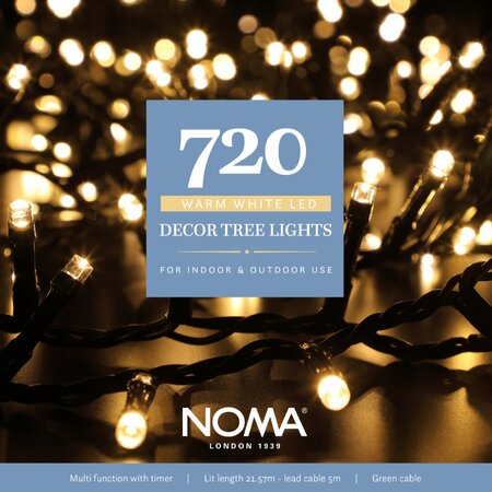 Noma 720 LED Warm White Multi-Function Decor Tree Lights