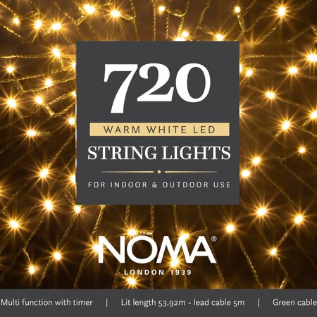 Noma 720 LED Warm White Multifunction String Lights