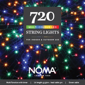 Noma 720 Multi-Colour String Lights