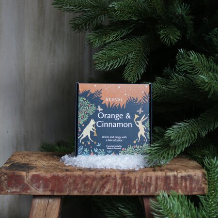 Orange & Cinnamon St. Eval Scented Christmas Tealights (9 per pack)